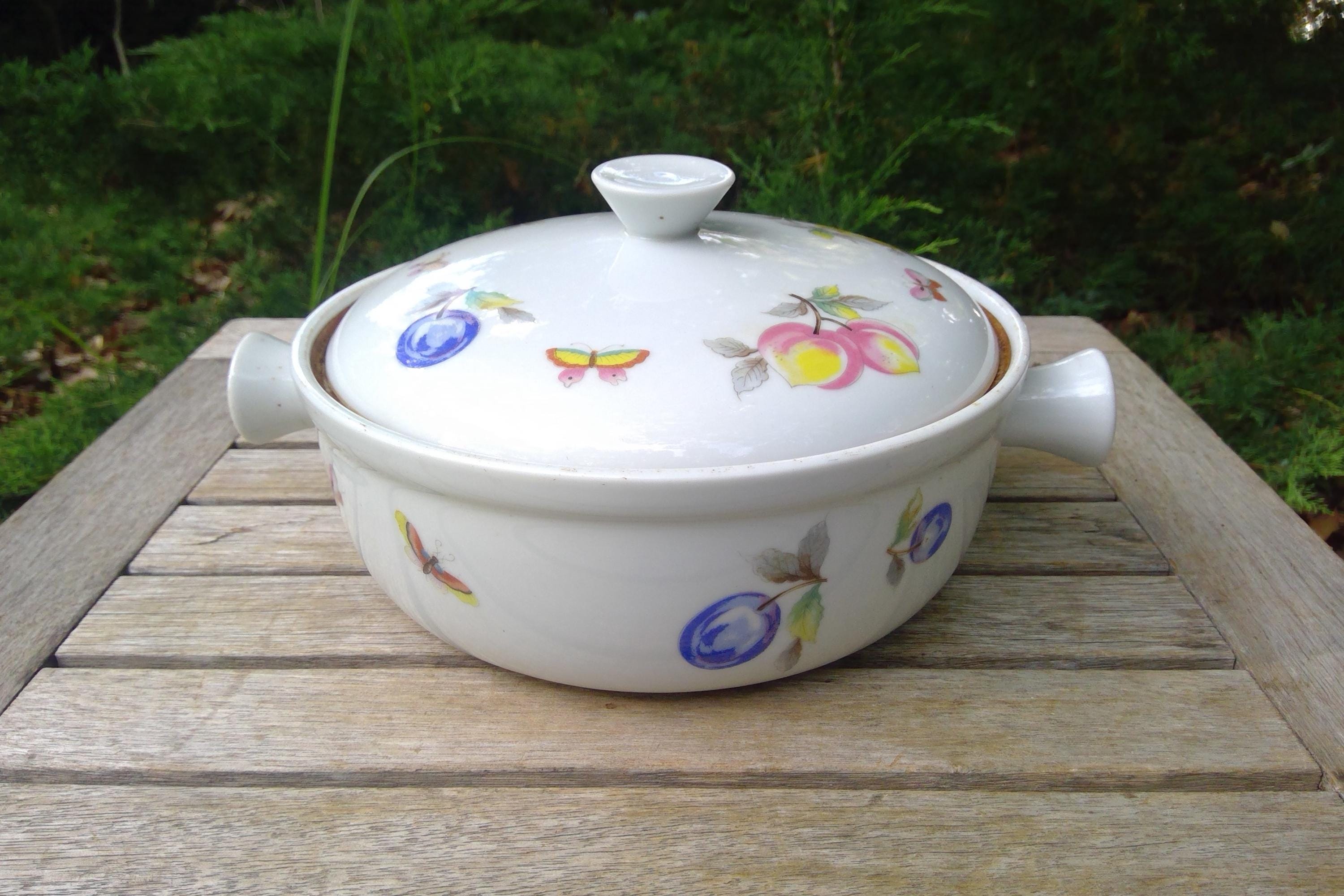 SADEK CASSEROLE PLAT DE SERVICE 8097 PORCELAINE PERSIL ... - eBay