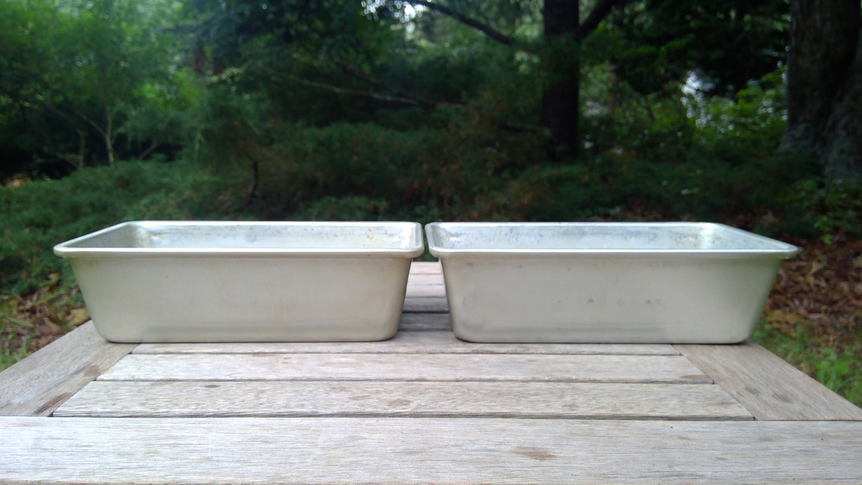 Vintage LOAF Pans MIRRO Aluminum Pans Meatloaf Pans RARE Size Etsy