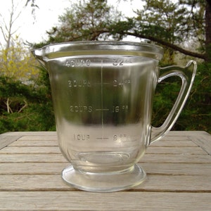 Rare Antique Handimaid MEASURING Cup Art Deco Large 4 Cup 32 Oz 1930s T & S Torrington USA Gift For Baker Nice www.etsy.com/shop/K1VINTAGE