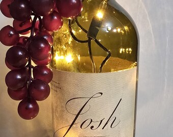 Josh Lighted Wine Bottle