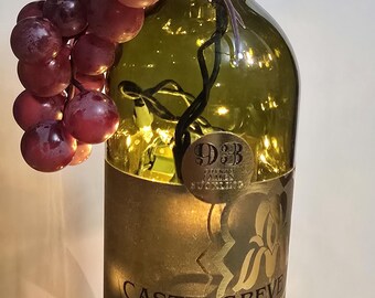 Castel Lighted Wine Bottle