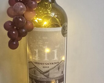 Wine Bottle with rechargeable lights
