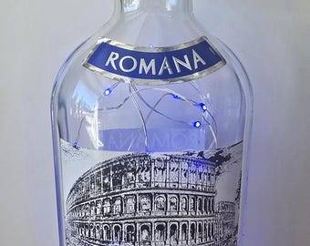 Romana Sambuca Lighted Bottle