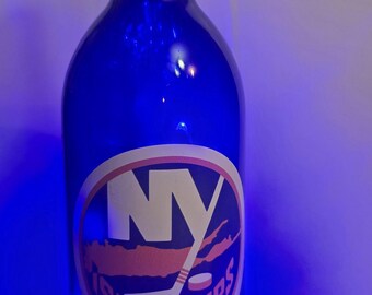 NY Islanders Lighted Bottle