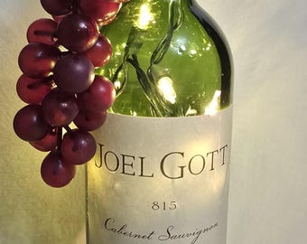 Joel Gott Lighted Wine Bottle