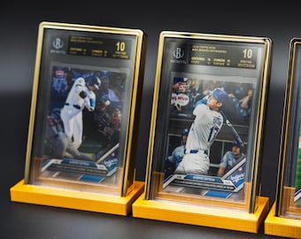 GradedGuard BGS Beckett Graded Card Display Stand  - Pokemon, Baseball, Football panini, bgs graded card - Safeguard Your Collectibles!