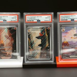 Expositor de tarjetas clasificadas por PSA: panini de Pokémon, béisbol y fútbol, tarjetas clasificadas por PSA: ¡protege tus objetos de colección!