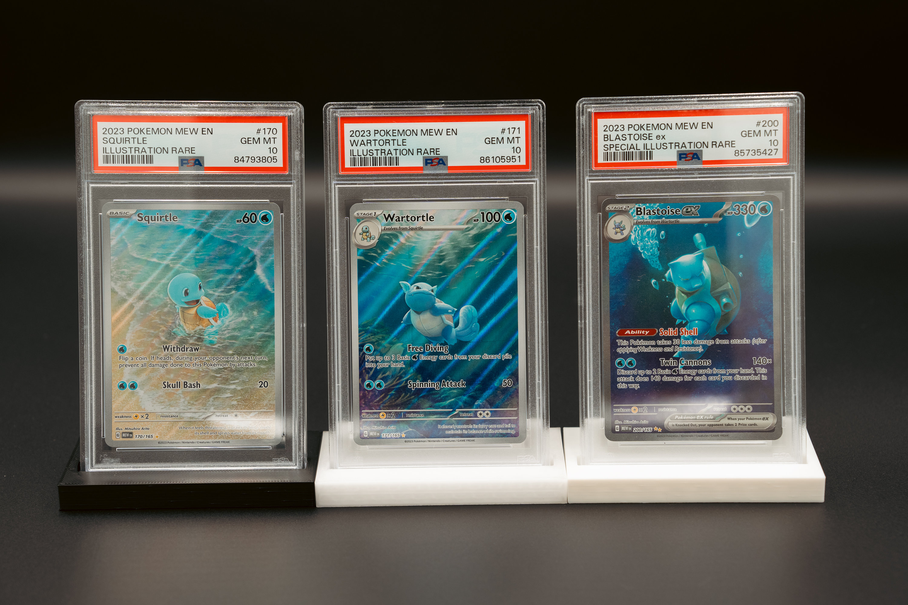 PSA Graded Card Display Stand - Pokemon, Baseball, Football Panini, Psa ...