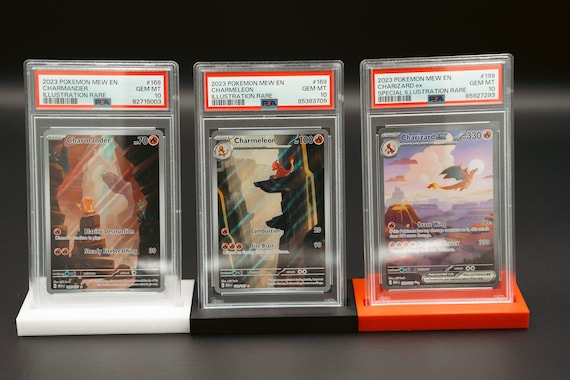 PSA Graded Card Display Stand - Pokemon, Baseball, Football Panini, Psa Graded Card - Safeguard Your Collectibles! - Etsy PSA Graded Card Display Stand - Pokemon, Baseball, Football Panini, Psa Graded Card - Safeguard Your Collectibles! - Etsy
