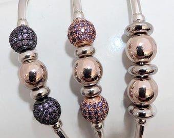 Cape Cod Rose Gold Petite Flex Bracelets