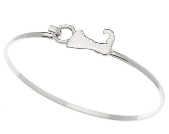 Cape Cod Silver Coastline Bracelet