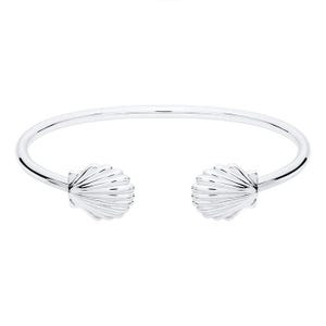 Authentic LeStage Cape Cod Double Scallop Shell Cuff Bracelet
