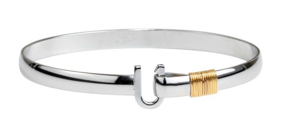 Silver Hook Bangle – PRY