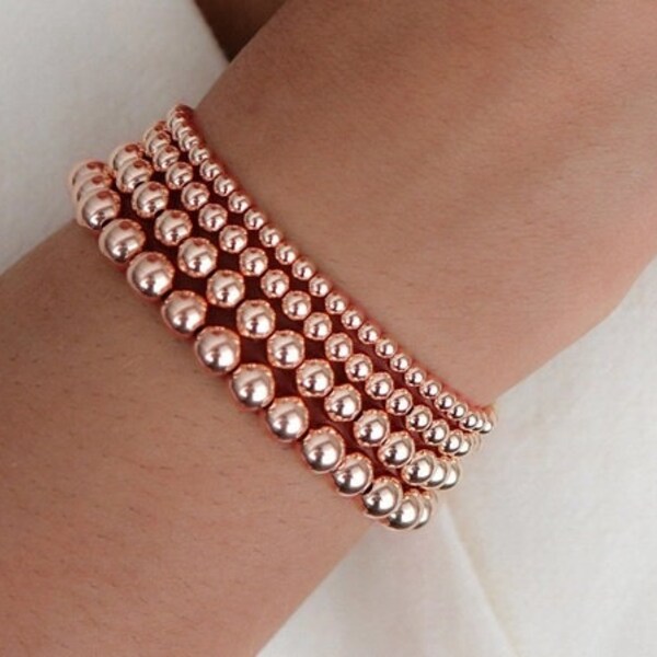Rose Gold Elastic Etsy