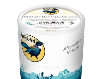 Songbird  Unscented Vegan Massage Wax