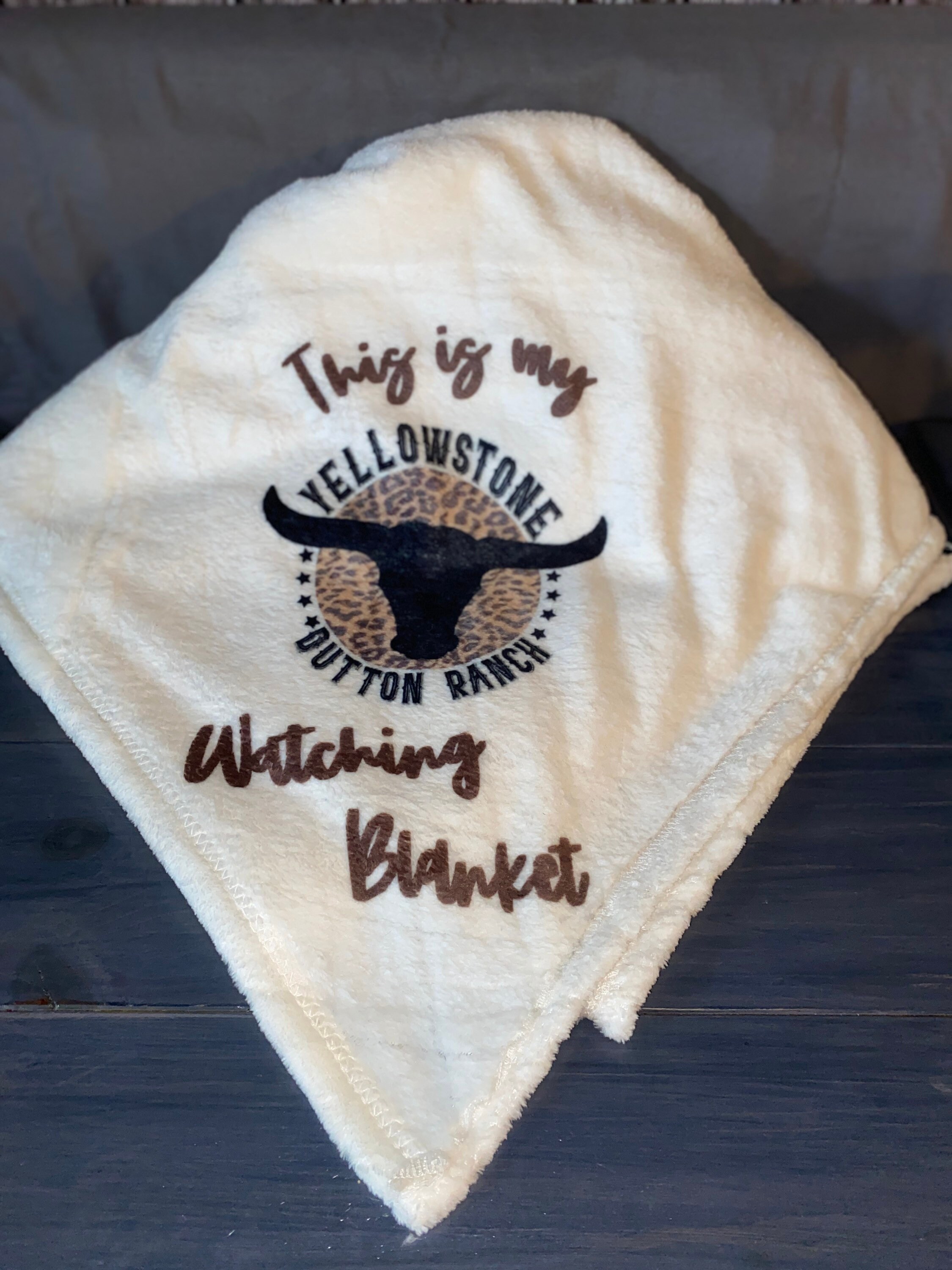 This is My Yellowstone Watching blanket Etsy
