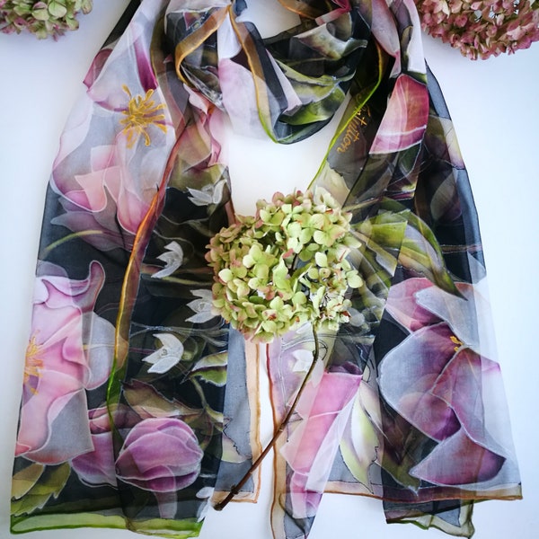 Leaves and Flowers Baby Shawl- Pink main image 0