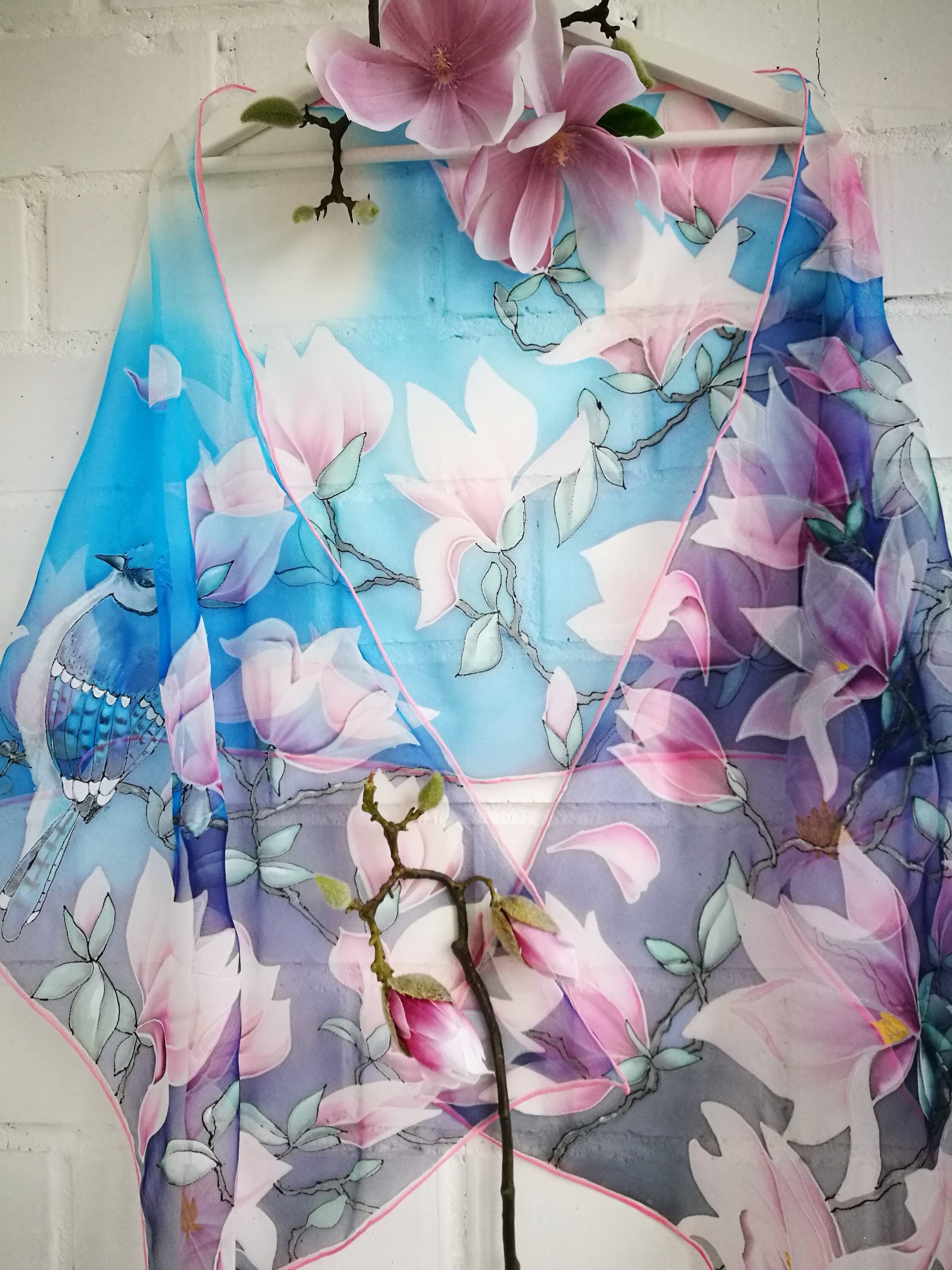 MAGNOLIA SCARF - חאקי
