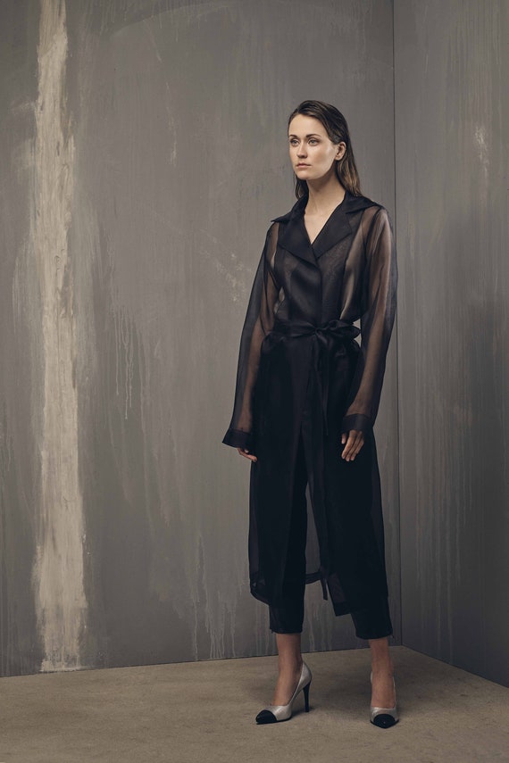 organza dress black