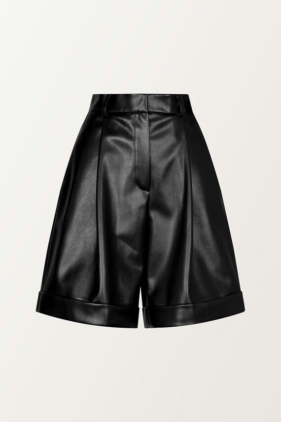 Faux Leather Shorts/ Leather Shorts 