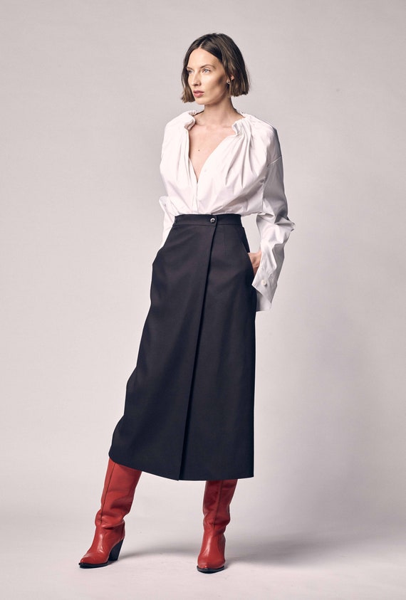 a line skirt office wear