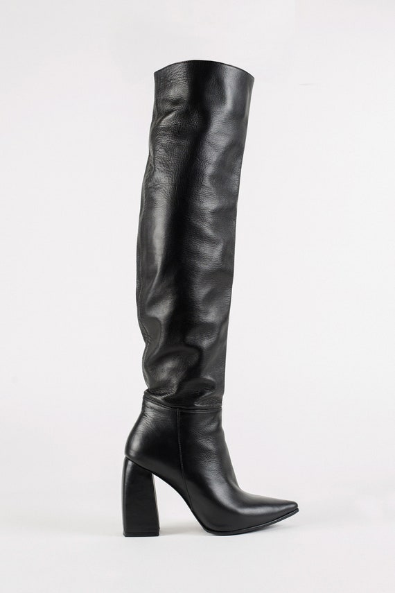 womens knee length boots