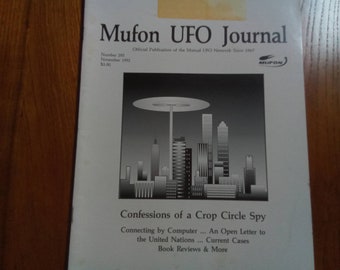 MUFON Magazine - Mutual UFO Network - UFO Journal November 1992 - Number 295 - Great Condition