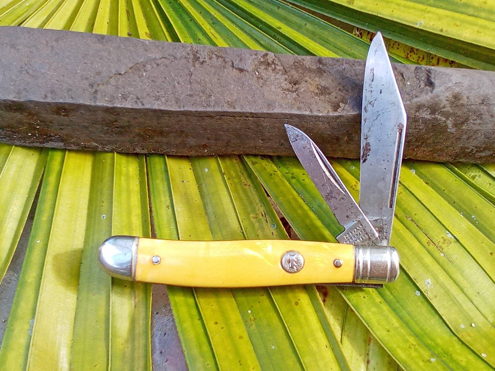 Imperial Knife 2 Blade Pocket Knife Vintage Folding Knife Etsy