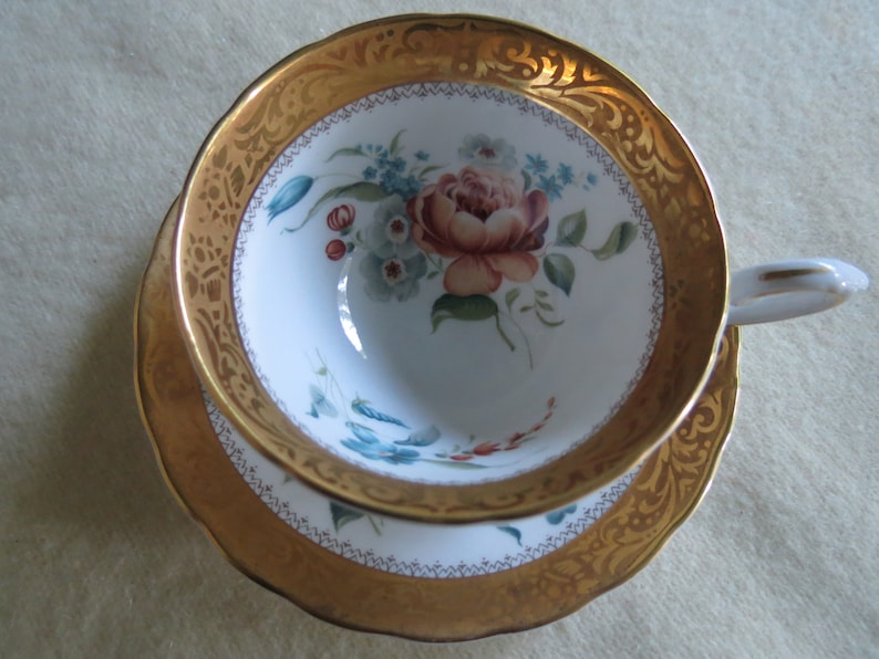 Royal Tuscan Fine English Bone China Tea Cup and Saucer Set Etsy