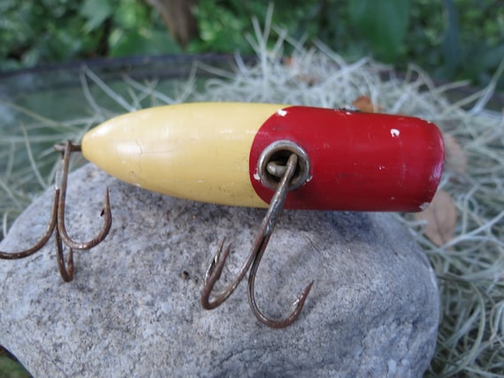 South Bend Babe Oreno Wood Fishing Lure Antique Crankbait 3 Tackle Used  Vintage Condition 