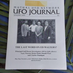 MUFON Magazine - Mutual UFO Network - UFO Journal January 1993 - Number 297 - Great Condition