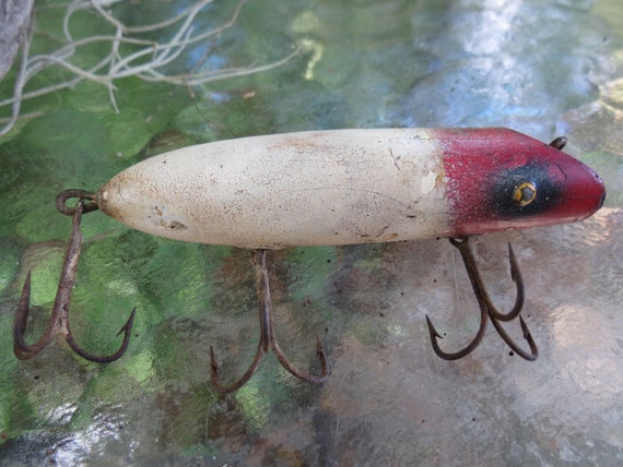 South Bend Bass Oreno Antique Wooden Fishing Lure Old Wood