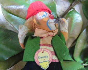 Steiff "Clownie" Antique Stuffed Animal – Collectible Toy