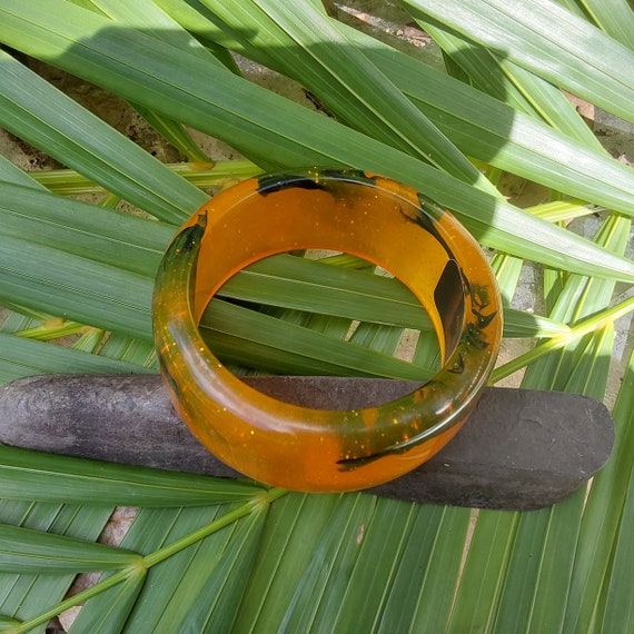 Polo Bangle Bracelet - Gold Confetti in Golden Yel