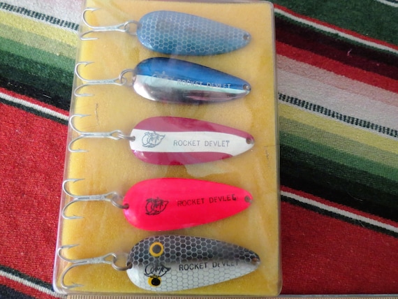 Dardevle Fishing Lures New Old Stock in Original Packaging Eppinger Mfg.  Excellent Condition -  Canada