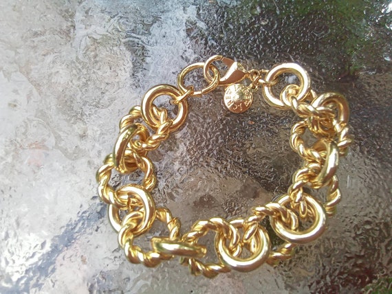 J. Crew Gold Link Bracelet Big Designer 
