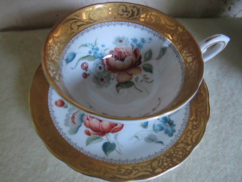 Royal Tuscan Fine English Bone China Tea Cup and Saucer Set Etsy