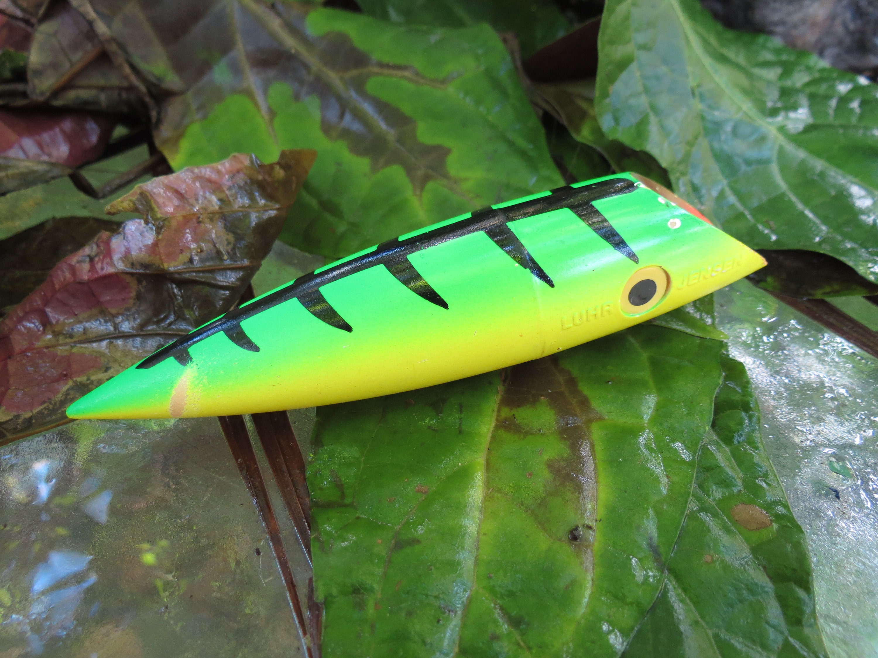 Luhr Jensen J Plug Fishing Lure Bright Yellow Etsy