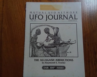 MUFON Magazine - Mutual UFO Network - UFO Journal April 1993 - Number 300 - Great Condition