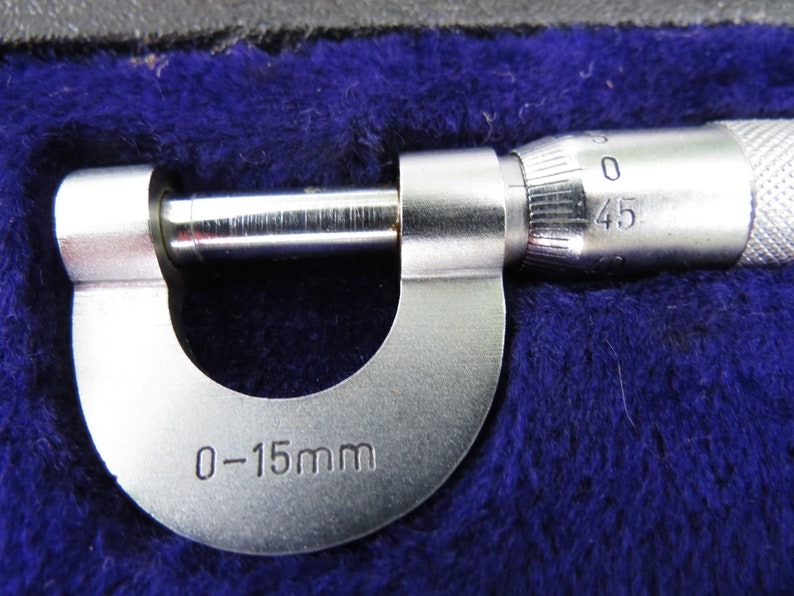 Antique Micrometer in Original Fitted Box Stainless Steel Etsy