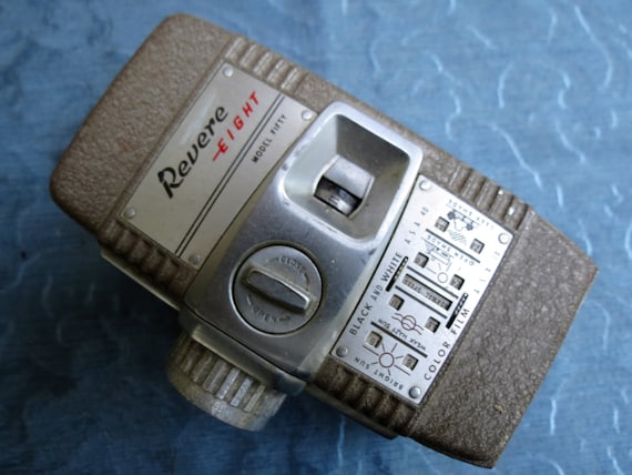 Revere Eight Model Fifty Movie Camera Etsy