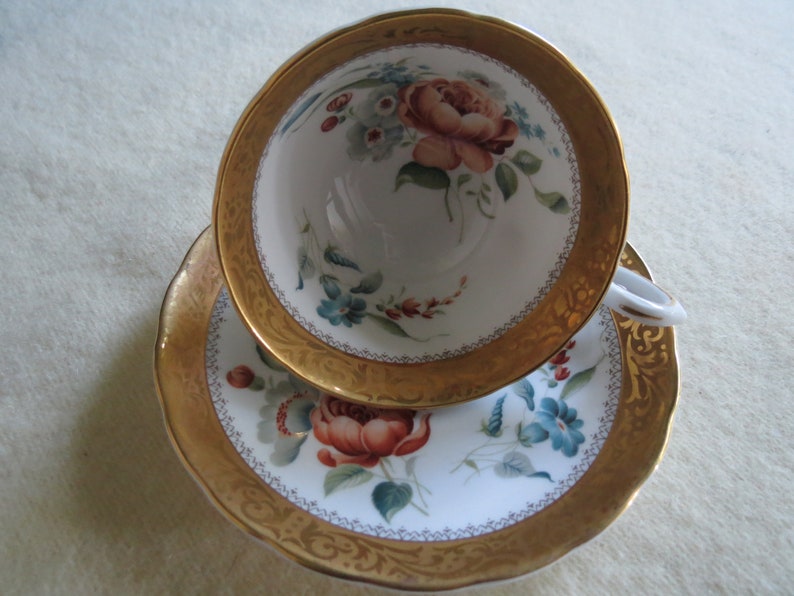 Royal Tuscan Fine English Bone China Tea Cup and Saucer Set Etsy