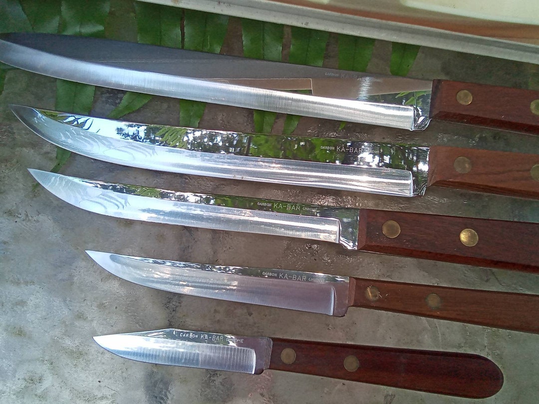 Kabar Stainless Steel Blade Knife Set High Quality Kabar Chef's
