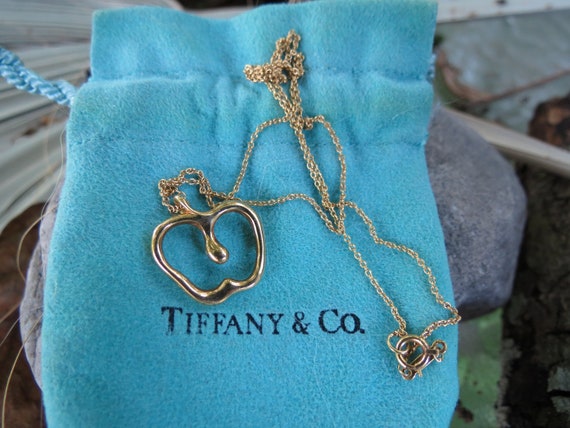 18K Gold Elsa Perretti for Tiffany & Co. Apple Pendant and 18K