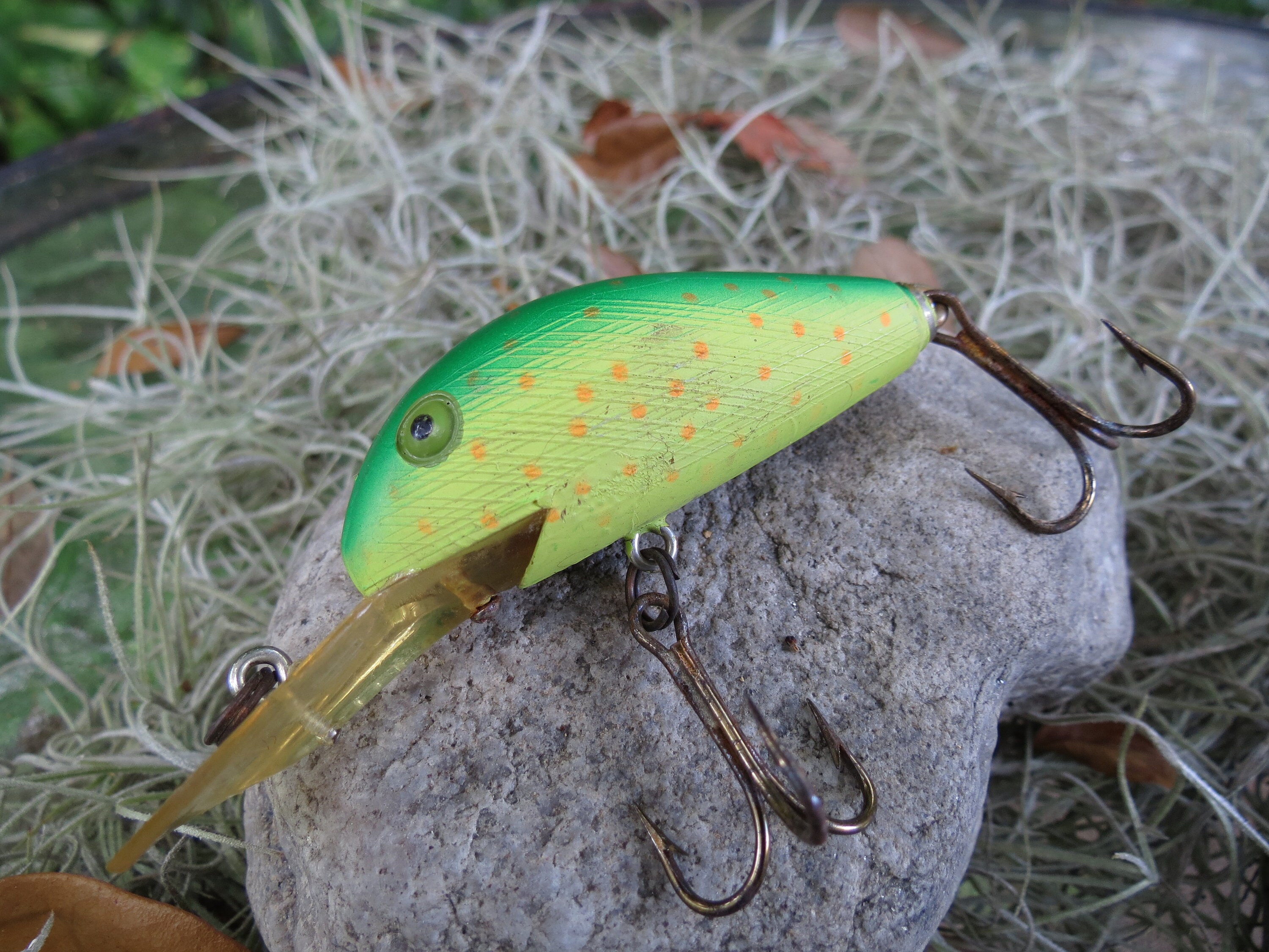 Rebel Super R Fishing Lure Antique Crankbait Etsy