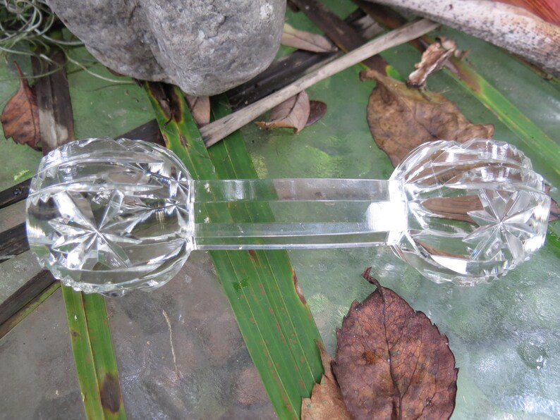 Cut Crystal Master Knife Rest Victorian Carving Knife Rest Etsy