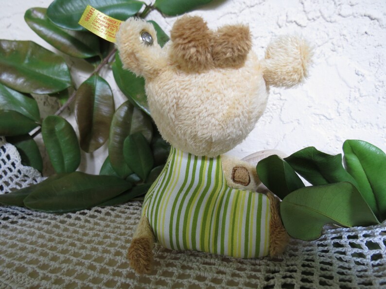 Collectible Steiff Toys Steiff Baby Bear with Wooden Teething Ring