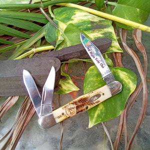 Case XX Whittler Knife - Bone Stag Knife - USA Folding Pocket Knife - Excellent Condition