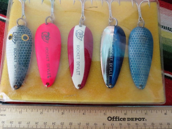 Dardevle Fishing Lures New Old Stock in Original Packaging Eppinger Mfg.  Excellent Condition 