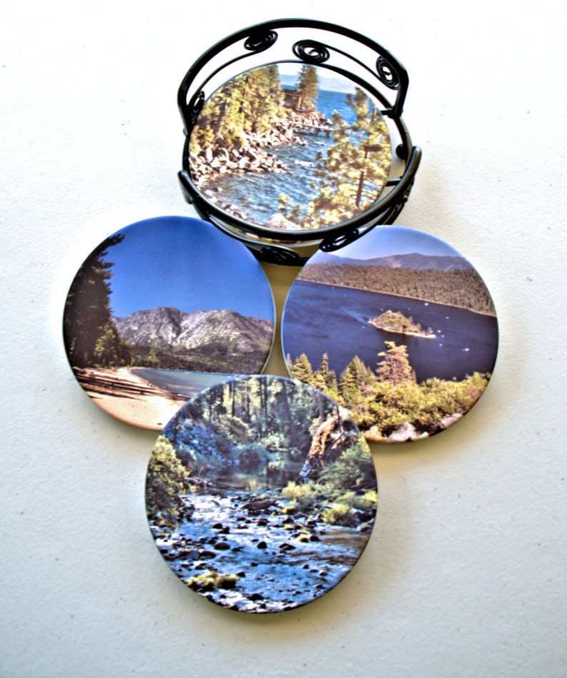 Sandstone Coasters with Lake Tahoe Views image 1